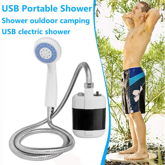 🔥Artigos essenciais para acampar - Enquanto houver stock💦Chuveiro portátil para acampar com bomba de água🚀