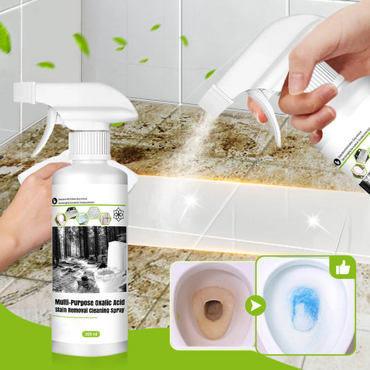 🔥Novo sucesso de vendas❤️‍🔥Spray de limpeza multiusos com ácido oxálico para remoção de manchas