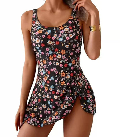 🔥Promoção quente: 50% de desconto💃Fato de banho de uma peça para mulher com efeito modelador e laço
