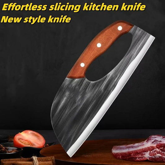 Ergonomic Kitchen Knife – Forward grip design,Cut veggies, meat with ease. A thoughtful gift for home cooks. 🍅🔪