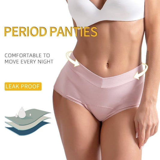 🎉Compre 1 e ganhe 2 grátis🩲 Roupa interior de cintura alta à prova de fugas – Proteção fiável contra fugas, cintura alta confortável✅