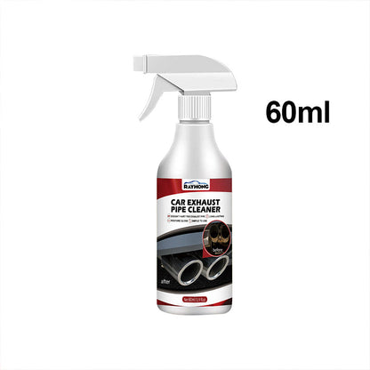 Potente produto de limpeza para o escape do carro
