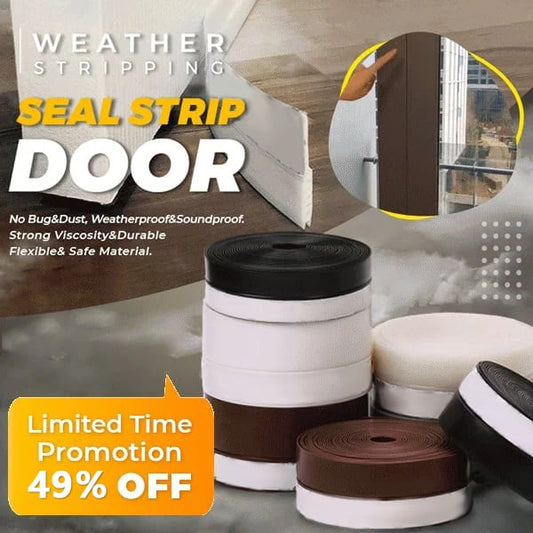 ⏳Oferta Especial por Tempo Limitado⏰ Fita de Vedação Autocolante para Portas de 5M – Flexível e Multiusos ✨