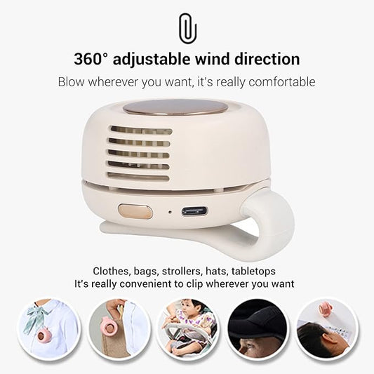 🍃Novidade 2026 – Poupe 50% ✨ Mini-ventilador elétrico portátil e silencioso sem pás