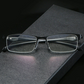 🔥Venda direta🔥Lentes de safira de alta dureza com tratamento anti-azul progressivo para visão de longe e de perto Óculos de leitura de dupla utilização