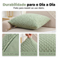 Capa de Almofada Decorativa Canelada Aconchegante