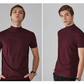 🆒40% DE DESCONTO👕Camiseta masculina de gola alta e corte justo⚡