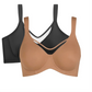 🏆 💐Soutien feminino elegante, transparente e com cobertura total, tamanho plus size