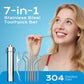 🏆 Engenharia de precisão alemã! Ponta ultrafina de 0,1 mm para uma limpeza precisa entre os dentes ✨