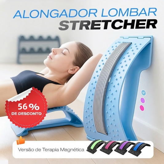 Massagem com acupuntura e terapia magnética para a região lombar