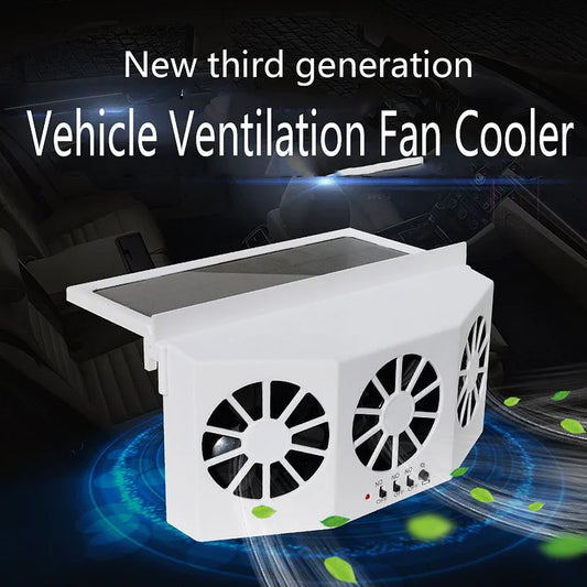 O novo dispositivo de refrigeração para carros solares [ventilador de exaustão com circulação de ar]