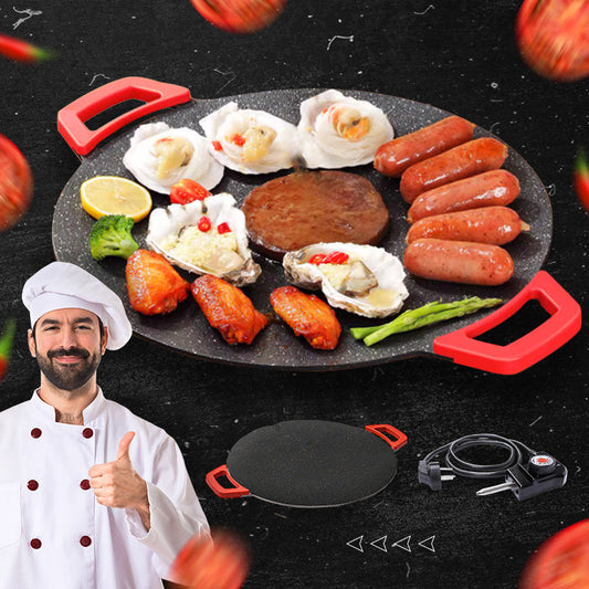 ⏳Oferta por tempo limitado⏰ Frigideira elétrica antiaderente para grelhar dentro de casa🍳