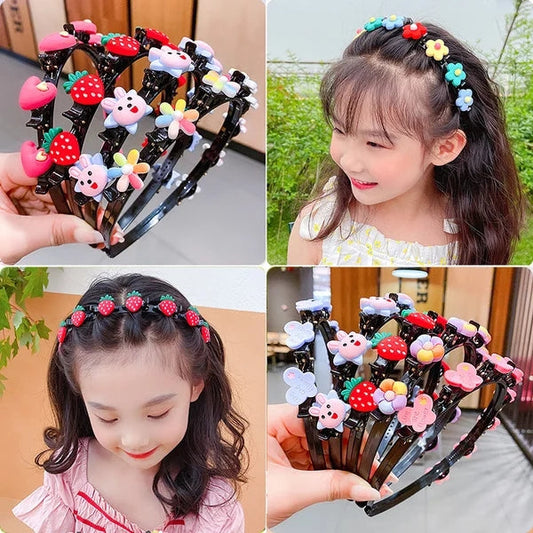 Grampo de cabelo trançado fofo para crianças (50% de desconto)