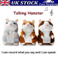 🐹🎁 50% DESCONTO JÁ! Peluche Hamster Falante – Repete o que dizes, abana a cabeça automaticamente; um brinquedo interativo, educativo e super divertido para crianças e festas!