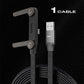 🎉COMPRE MAIS, POUPE MAIS🎁⚡️Carregamento super rápido de 240 W📱Cabo de carregamento com suporte invisível