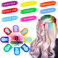 🥳ESCOLHA PRINCIPAL DE 2026🥳 Conjunto de Pó para Colorir o Cabelo – 8 Tons, Cobertura Uniforme, Solúvel em Água – Suave para o Cabelo, Cores Vivas e Puras – Perfeito para Festas e Eventos! 🌈💨