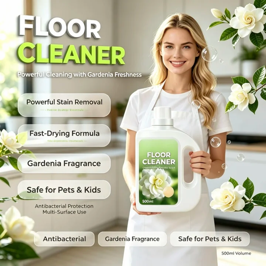 🧴Detergente de pavimentos de secagem rápida com fragrância de gardénia