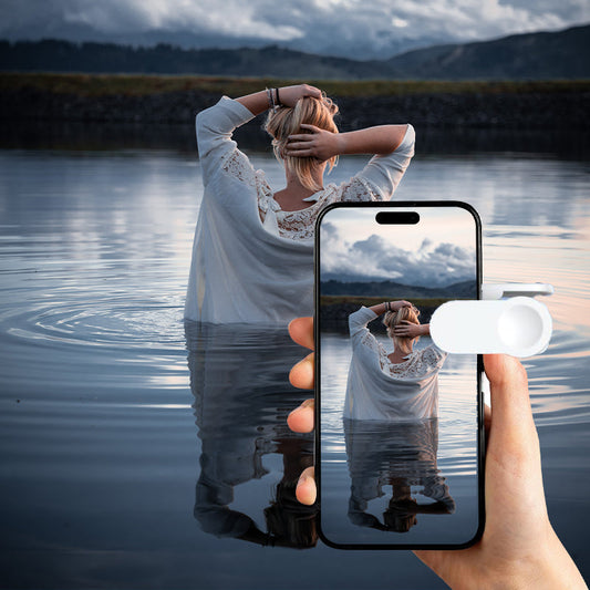 💜Lente com efeito espelhado - Capture reflexos impressionantes instantaneamente