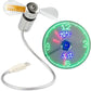 Ventoinha USB com display LED de relógio