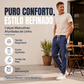 👖 50% DESCONTO AGORA! 🌿 Calças de linho para homem – Riscas e cropped – Cintura elástica e cordão – Calças de verão respiráveis🏖️