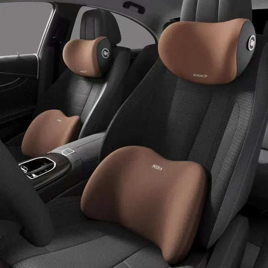 【Presente Criativo】🔥Almofada para Encosto de Cabeça, Pescoço e Cintura do Carro