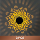 ☀️ Luminária Mandala Solar para Jardim e Pátio – Candeeiro de pé e aplique 2 em 1 – Decoração luminosa ornamental com efeito vintage – Resistente à ferrugem e durável
