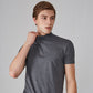 🆒40% DE DESCONTO👕Camiseta masculina de gola alta e corte justo⚡