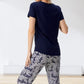 Conjunto de duas peças casual para mulher, ideal para as férias