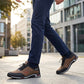 Sapatos masculinos leves e confortáveis, sem atacadore