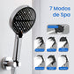 Chuveiro ajustável de alta pressão com efeito chuva