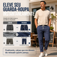 👖 50% DESCONTO AGORA! 🌿 Calças de linho para homem – Riscas e cropped – Cintura elástica e cordão – Calças de verão respiráveis🏖️