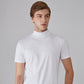 🆒40% DE DESCONTO👕Camiseta masculina de gola alta e corte justo⚡