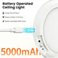 💥Grande promoção – 50% de desconto💡Luz de teto recarregável com sensor de movimento e comando à distância