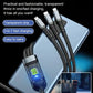 🔋Compre 2 e ganhe 1 GRÁTIS🟔 Cabo de dados 3 em 1 transparente, luminoso e com carregamento super rápido
