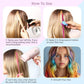 🥳ESCOLHA PRINCIPAL DE 2026🥳 Conjunto de Pó para Colorir o Cabelo – 8 Tons, Cobertura Uniforme, Solúvel em Água – Suave para o Cabelo, Cores Vivas e Puras – Perfeito para Festas e Eventos! 🌈💨