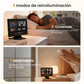 Despertador de mesa LED digital com monitor de temperatura e humidade e previsão meteorológica.