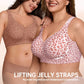 👙Sutiãs Jelly para mulher: sutiã sem costuras, com efeito push-up, sem aros, cobertura total, tamanho grande, confortável, com bom apoio, sutiã desportivo tipo t-shirt