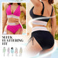 🔥Promoção💥-👙Conjuntos de biquíni com cintura alta e efeito modelador em blocos de cor