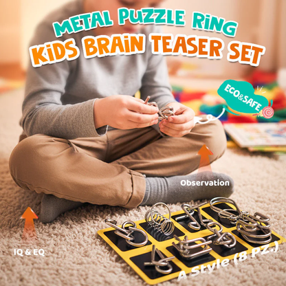 🧠 Oferta por tempo limitado: 50% DE DESCONTO!!!🧠🔠Quebra-cabeças Montessori de metal