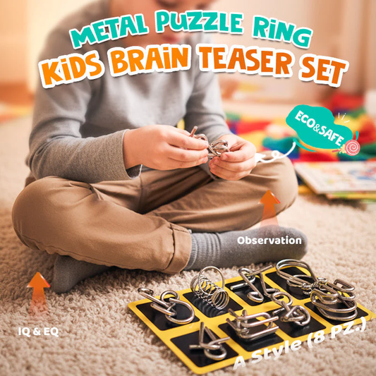 🧠 Oferta por tempo limitado: 50% DE DESCONTO!!!🧠🔠Quebra-cabeças Montessori de metal
