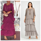 💎 -50% OFERTA LIMITADA! 💎 Vestido Maxi Artístico – Corte Largo, Design Batwing e Elegância Fluida