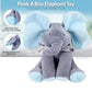 🐘🎶Elefante de Pelúcia Cantor Peek-A-Boo – Animal de Pelúcia Musical Interativo