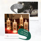 🎁 Velas de cristal com luzes LED – Luzes noturnas românticas para a mesa