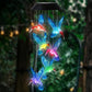 🦋Dê um toque especial ao seu jardim✨Sinos de vento solares com desenhos criativos de pássaros