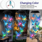 🦋Dê um toque especial ao seu jardim✨Sinos de vento solares com desenhos criativos de pássaros