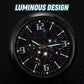 Relógio de quartzo Starry Sky Clock Decoração criativa para automóveis
