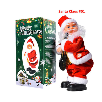🎅 50% desconto – Pai Natal elétrico que dança e canta | Decoração natalícia musical animada