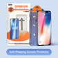 🔥50% DE DESCONTO🔥 Protetor de ecrã em vidro temperado 4K HD/anti-espreitadelas com instalação automática de remoção de pó para iPhone