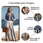 🎁Novidade: 50 % de desconto 💥 Conjunto de 2 peças para mulher: camisa às riscas e calças largas