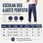 👖 50% DESCONTO AGORA! 🌿 Calças de linho para homem – Riscas e cropped – Cintura elástica e cordão – Calças de verão respiráveis🏖️